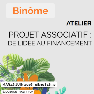 Atelier Projet - Inscription binôme